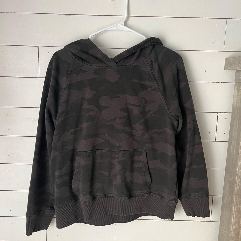 90 Degree Black Camo Hoodie